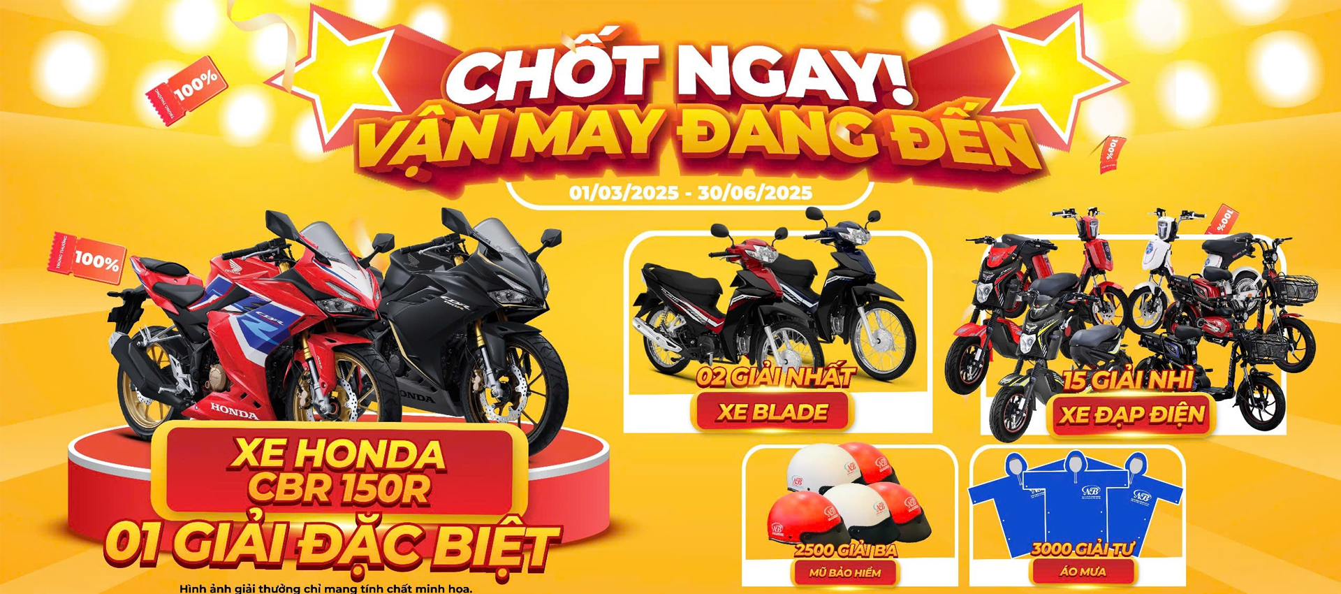 Chương trình khuyến mãi 'Chốt ngay! Vận may đang đến' – Mua xe nhận ngay quà tặng hấp dẫn!