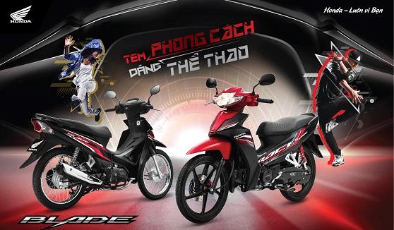 Honda Việt Nam giới thiệu phiên bản mới Blade 110cc - Tem phong cách, dáng thể thao 