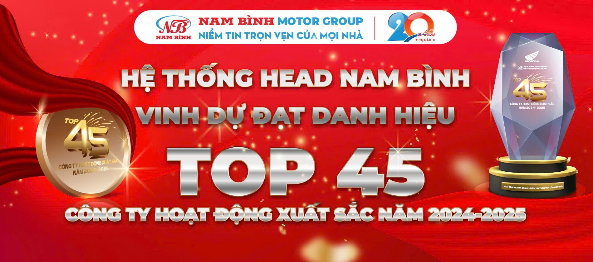 Nam Bình đạt danh hiệu