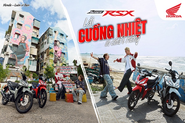 Honda Việt Nam giới thiệu mẫu xe Wave RSX FI bổ sung 2 phiên bản màu mới và thiết kế tem xe đầy cá tính