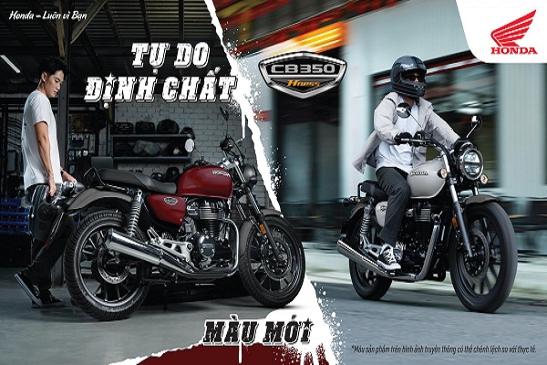 Honda Việt Nam giới thiệu mẫu xe CB350 H’ness với các màu sắc mới